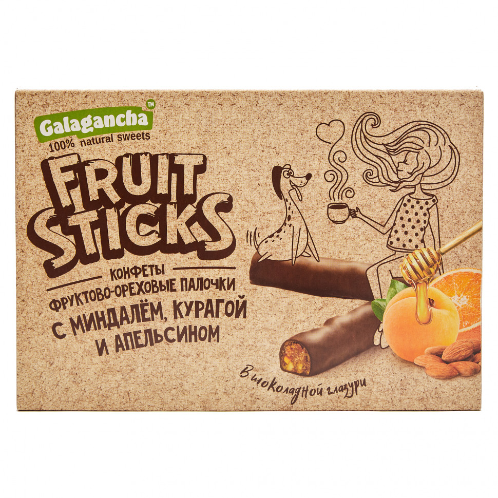  Берестов КРАФТ Fruit Stiсks с курагой и миндалем, 175г   в Волжске
