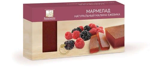  Мармелад пластовый 210г МАЛИНА-ЕЖЕВИКА в Волжске